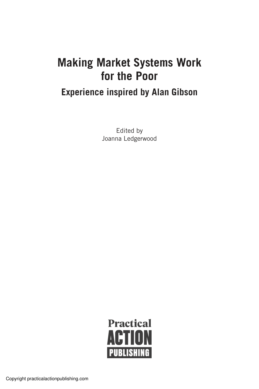 Market System Diagrams: Or, How I Learned to Stop Worrying and Love the Doughnut